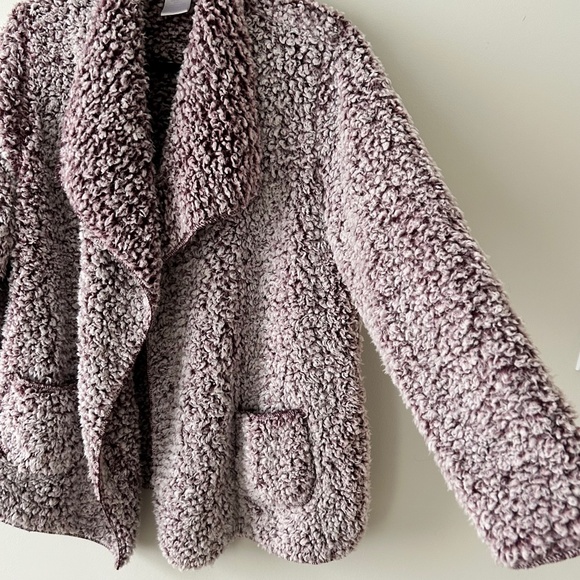 Secret Treasures Plush Sherpa Robe - Lavender - Picture 5 of 16